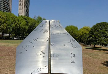 飞机雕塑-公园草坪不锈钢白钢飞机雕塑
