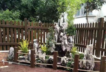 假山雕塑-小区庭院假山景观雕塑