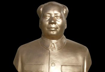 毛泽东雕塑-景区不锈钢抽象胸像毛泽东雕塑