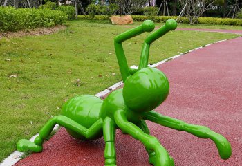 蚂蚁雕塑-小学商业街大号蚂蚁玻璃钢雕塑