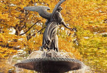 喷泉雕塑-欧式铜雕喷泉西方人物水景雕塑