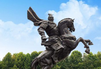 骑马雕塑-铜雕历史名人古代帝王骑马雕塑