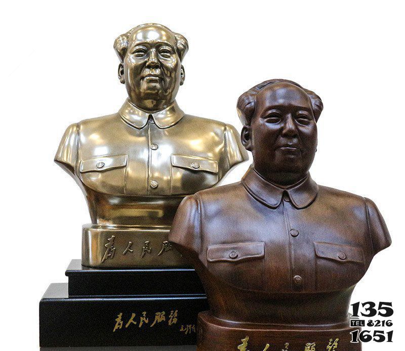 毛泽东雕塑-玻璃钢景区世界伟人毛泽东雕塑高清图片