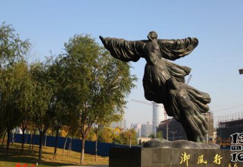 苏轼雕塑-花园广场做旧古代名诗人苏轼青铜雕塑