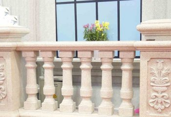 栏杆栏板雕塑-别墅庭院花岗岩镂空罗马柱楼梯栏杆雕塑