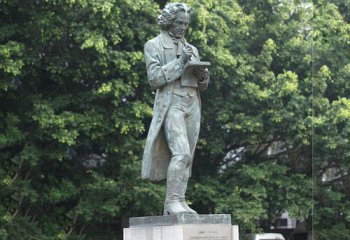 贝多芬雕塑-校园名人音乐家世界名人贝多芬雕塑