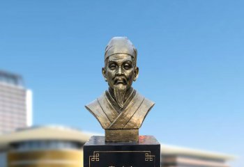李时珍胸像雕塑-历史名人中国古代著名医学家头像