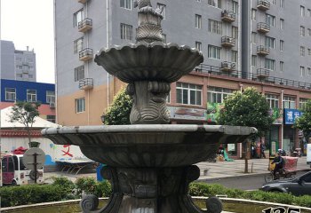 喷泉雕塑-小区步行街边景观仿古喷泉石雕
