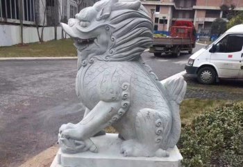 狮子雕塑-城市街道大型仿真动物狮子雕塑