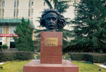 爱因斯坦雕塑-头像校园人物铜雕爱因斯坦雕塑