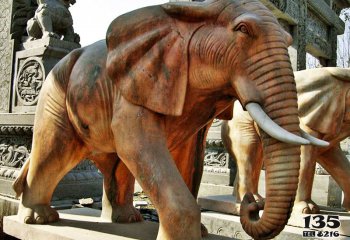 大象雕塑 -公园景区大型仿真动物景观大象雕塑