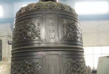 铜钟雕塑-国泰民安铜钟寺庙铜雕