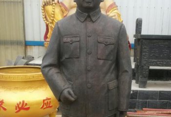 毛泽东雕塑-校园毛主席伟人铜雕毛泽东雕塑