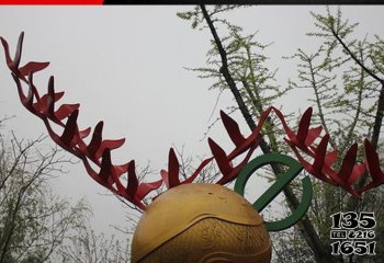 鸽子雕塑-花园创意个性彩绘镀金喷金飞翔街的鸽子雕塑