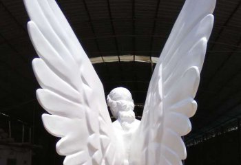 天使女神雕塑-西方信仰天使仙女工艺品玻璃钢雕塑