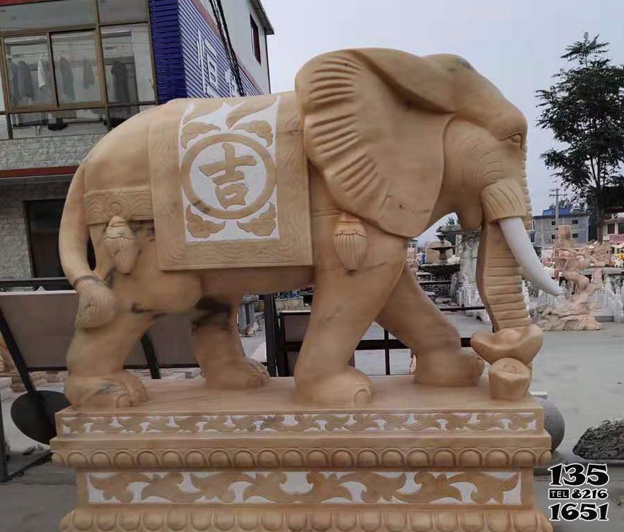 大象雕塑-公园广场大型景观装饰品大象雕塑高清图片