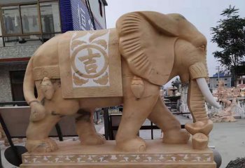 大象雕塑-公园广场大型景观装饰品大象雕塑