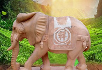 大象雕塑-景观装饰品摆件户外大型石雕大象雕塑
