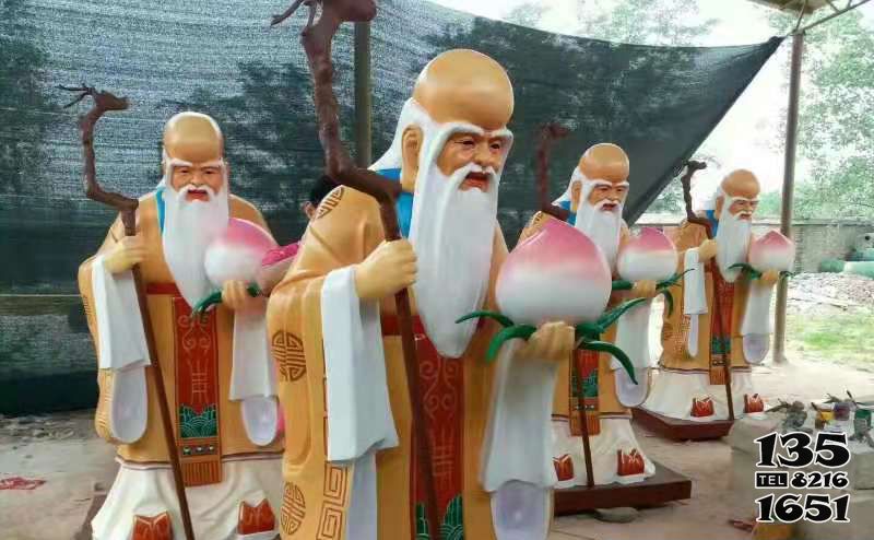 福禄寿雕塑-玻璃钢宗教庙宇神像彩绘老寿星雕塑福禄寿雕塑 福禄寿雕塑-玻璃钢宗教庙宇神像彩绘老寿星雕塑福禄寿雕塑