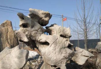 太湖石雕塑-公园景区抽象艺术石雕太湖石雕塑