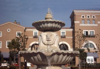 喷泉雕塑-学校广场浮雕欧式喷泉石雕