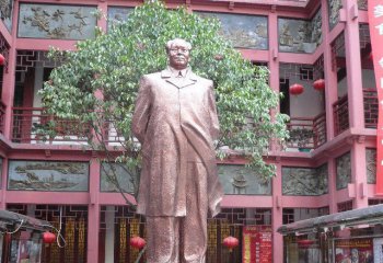 毛泽东雕塑-别墅庭院铜雕伟大领袖毛泽东雕塑