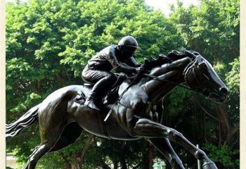 骑马雕塑-广场景观铜雕骑马雕塑