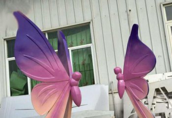 蝴蝶雕塑-不锈钢创意别墅景观蝴蝶雕塑