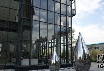 水滴雕塑-城市创意不锈钢水滴雕塑