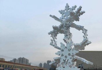 树雕塑-花园城市景观雪花榕不锈钢树雕塑