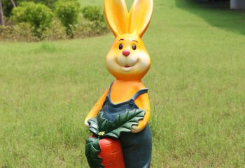 兔子雕塑-电影院一只大号卡通兔子雕塑