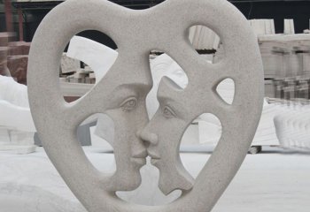 情侣雕塑-大理石广场创意石雕情侣雕塑