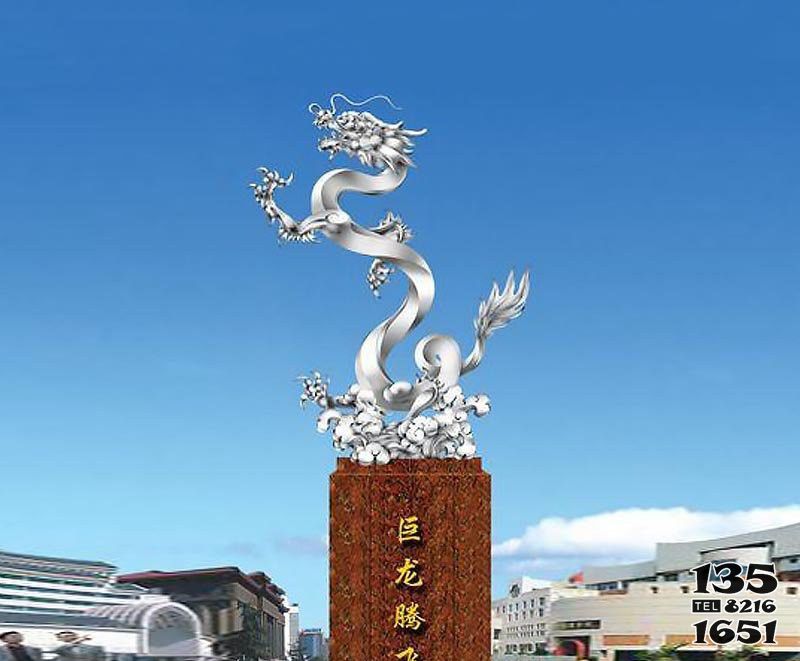 腾飞雕塑-不锈钢镜面大型户外广场景观腾飞雕塑 腾飞雕塑-不锈钢镜面大型户外广场景观腾飞雕塑高清图片