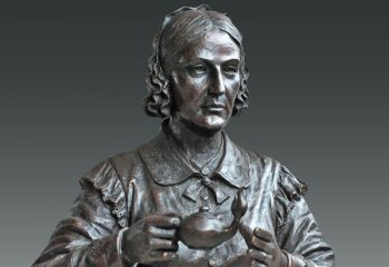 南丁格尔雕塑-胸雕铜雕园林景区校园名人南丁格尔雕塑