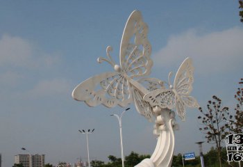 蝴蝶雕塑-石头创意城市蝴蝶雕塑