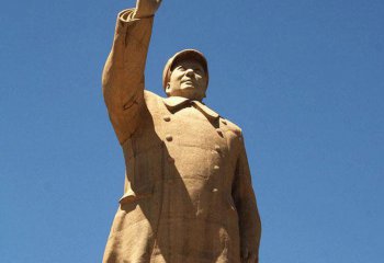 毛泽东雕塑-伟人挥手的毛主席石雕毛泽东雕塑