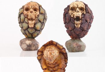 乌龟雕塑-创意抽象个性树脂忍者神龟雕塑