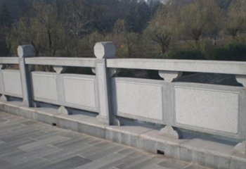 栏杆栏板雕塑-公园现代石桥简易防护栏板雕塑