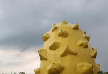 火龙果雕塑-广场抽象不锈钢火龙果雕塑