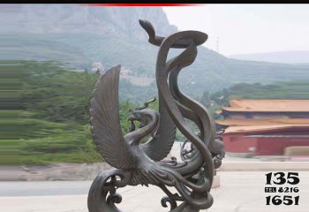 天鹅雕塑-城市标识抽象艺术铜铸的天鹅雕塑