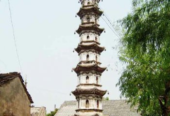 佛塔雕塑-中国古建佛塔舍利塔