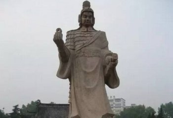 韩信雕塑-景区古代名人石雕韩信雕塑