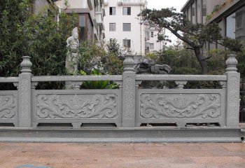 栏杆栏板雕塑-别墅景观桥栏杆浮雕装饰摆件雕塑