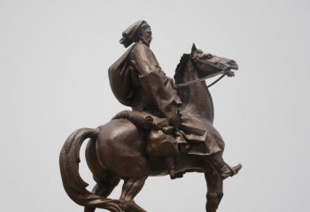 骑马雕塑-广场欧式人物景观铜雕骑马雕塑