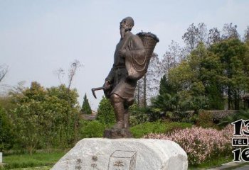 李时珍雕塑-医院景区公园古代医学家李时珍锻造纯铜雕塑