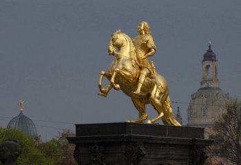 骑马雕塑-广场铜雕西方人物景观骑马雕塑