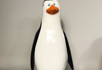 企鹅雕塑-玻璃钢彩绘童趣可爱企鹅雕塑