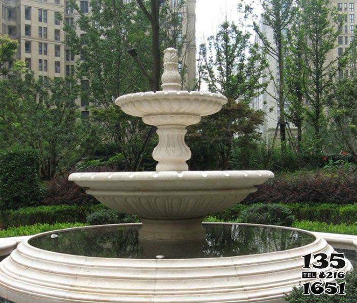喷泉雕塑-小区广场摆放欧式喷泉景观石雕