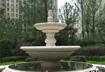 喷泉雕塑-小区广场摆放欧式喷泉景观-石雕