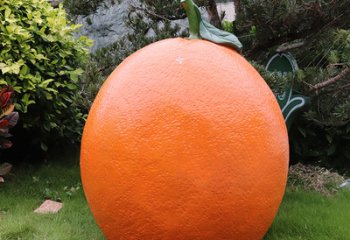 水果雕塑-园林景区户外仿真植物橙子水果雕塑